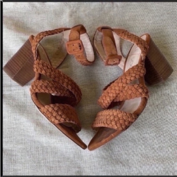 Sole Society Eveline Chestnut Heel Beach Vacation
size 8 braided - Picture 7 of 8